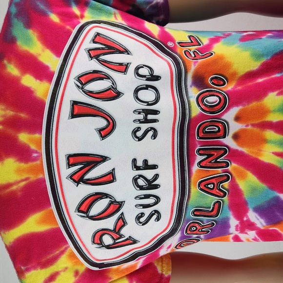 Ron Jon Surf Shop Orlando, Florida, Logo Tie Dye Size M - Picture 6 of 11